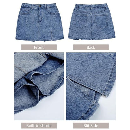 High Waisted Jean Shorts