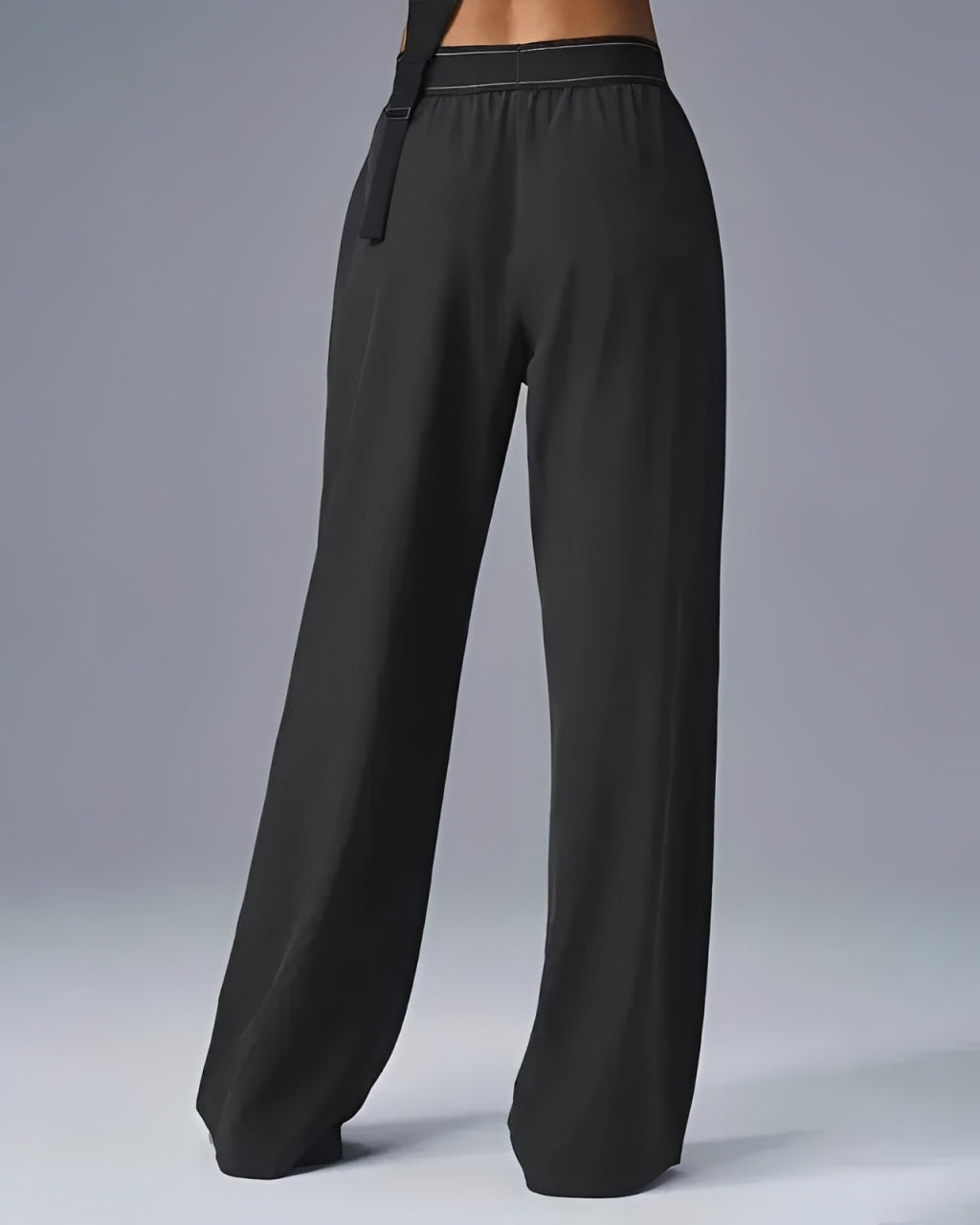 Women's High Waist Wide Leg Pocket Yoga Pants – Stretchy Casual Pants