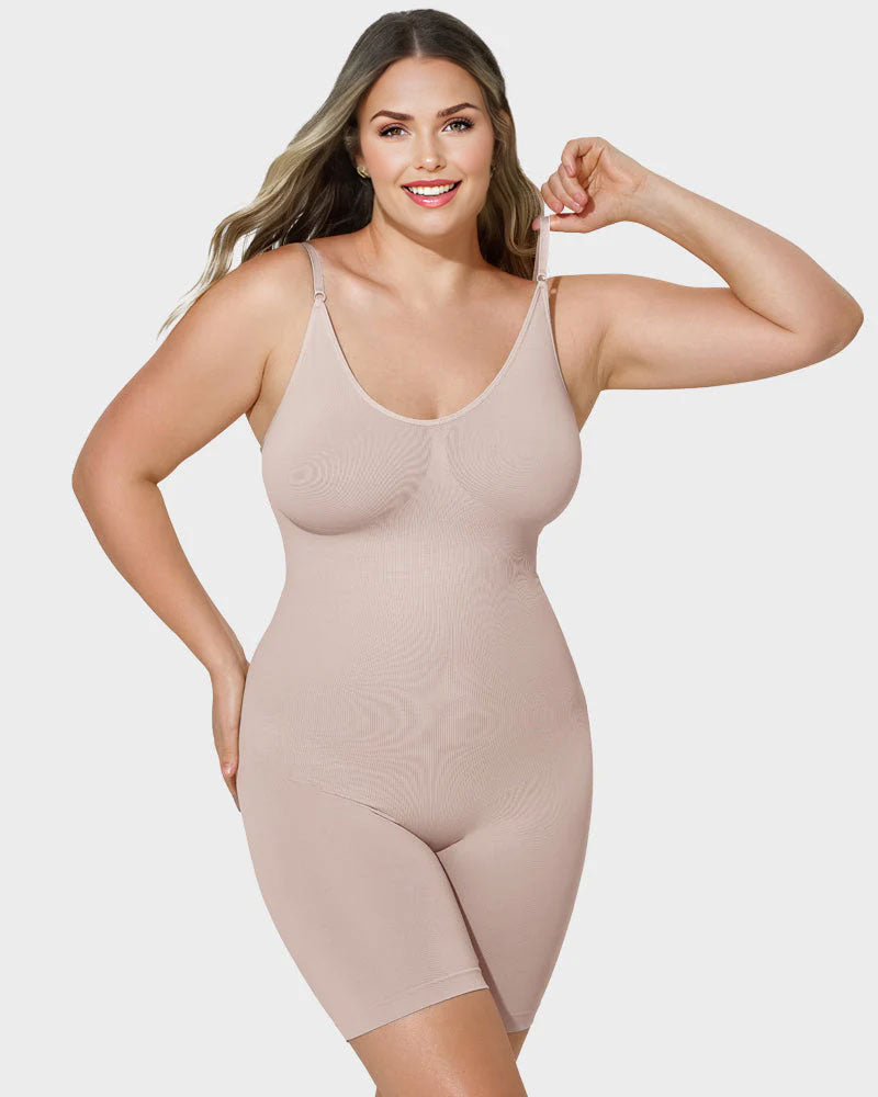 Faja moldeadora de cuerpo completo sin costuras y alisadora