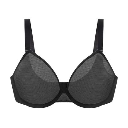 🎉 2nd 50% OFF 🎉Plus Size Air Light Sheer Mesh Minimizer Bra