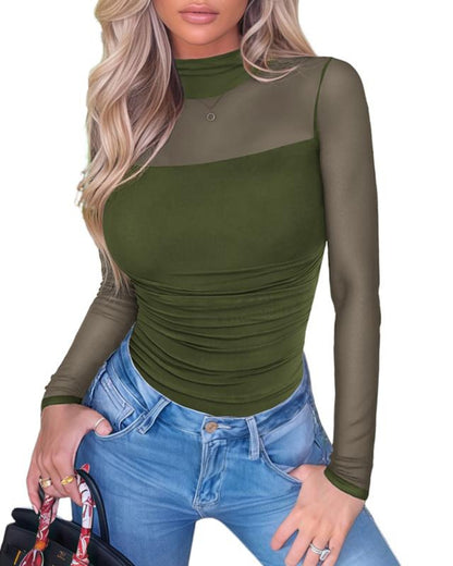 Women's Mesh Bodysuit - Seamless Shaper Top