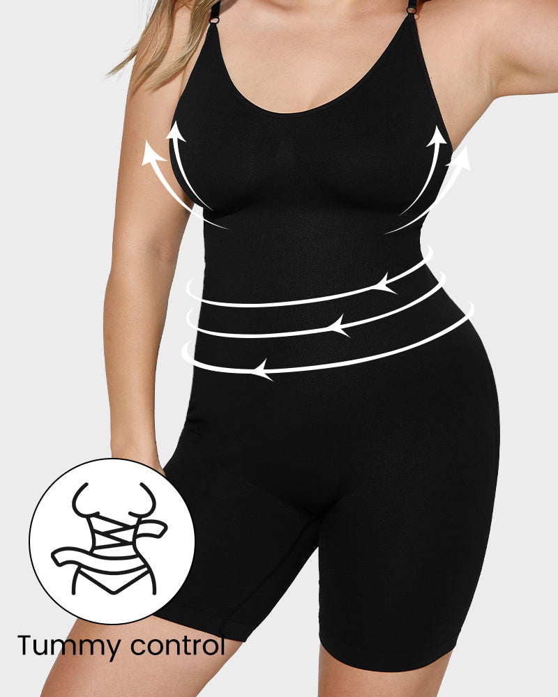 Faja moldeadora de cuerpo completo sin costuras y alisadora