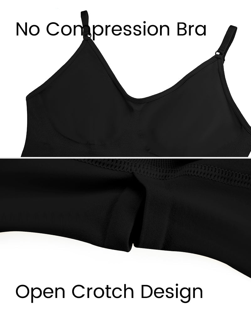 Faja moldeadora de cuerpo completo sin costuras y alisadora