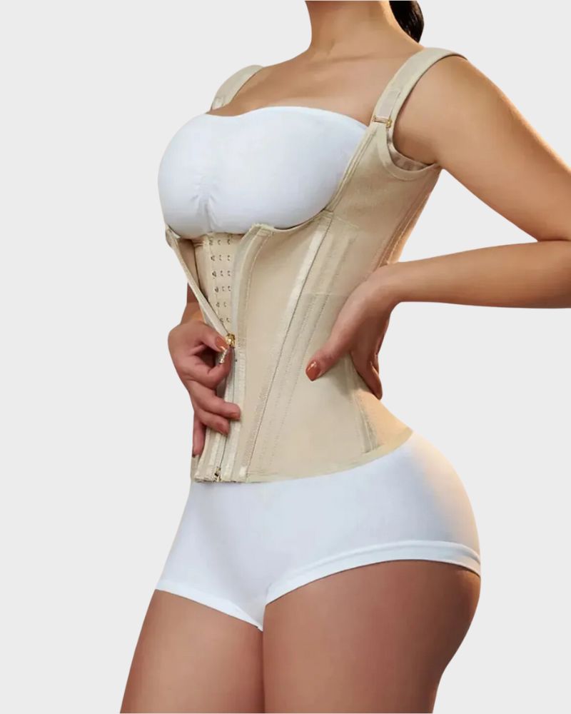 Chaleco corsé de doble cintura entrenador de cintura