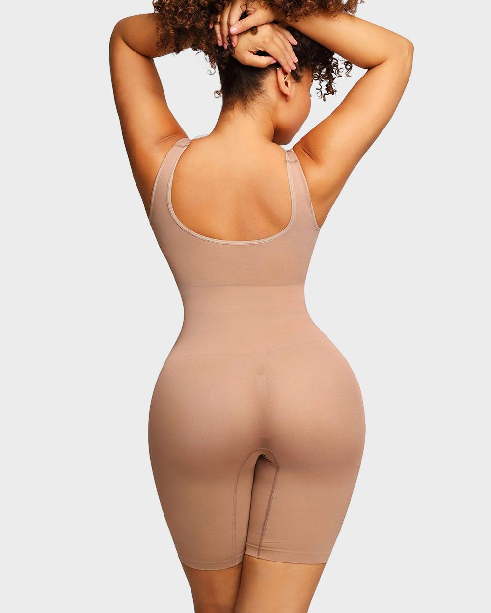 Body moldeador sin costuras hasta medio muslo