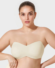 Sujetador bandeau convertible antideslizante de soporte completo 