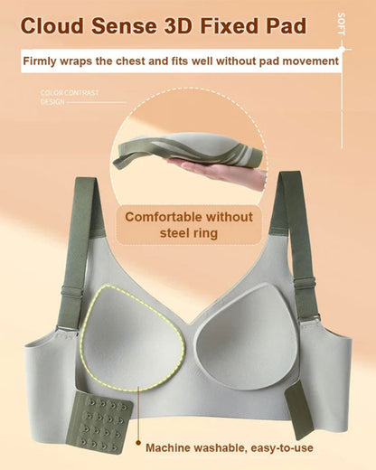 Lifting Anti-Sagging Wire-Free Push-up Bra