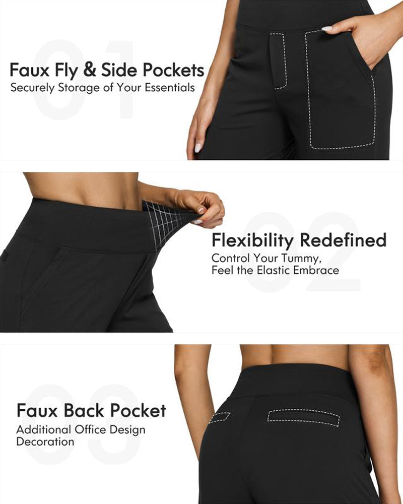 Loose High-Waist Business Casual Pants Yoga Pants